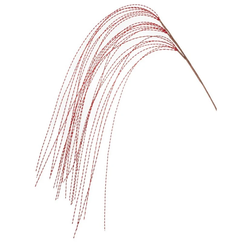 XMAS RED HANGING STEM 124CM