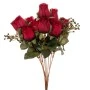 ARTIFICIAL RED ROSE BOUQUET 42CM