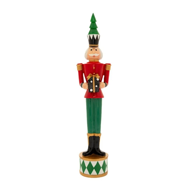 RED GREEN RESIN SOLDIER 9Χ10Χ47CM