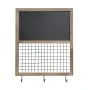WOOD AND METAL WALL HANGER 55X5X66CM