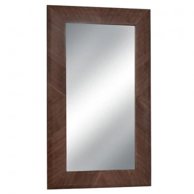 DECO WOODEN RECTANGLE MIRROR WITH WOODEN FRAME 110X8X186CM