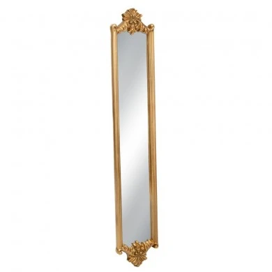 WOODEN RECTANGLE WALL MIRROR 18X6X131CM