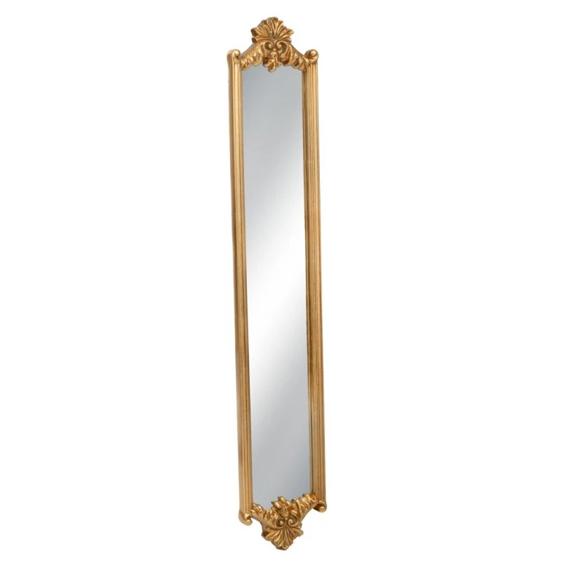 WOODEN RECTANGLE WALL MIRROR 18X6X131CM