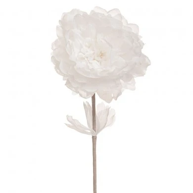 ARTIFICIAL WHITE PEONIA STEM