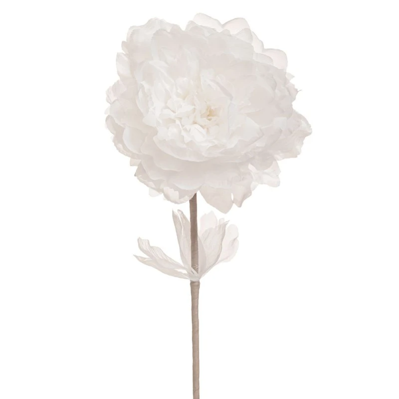 ARTIFICIAL WHITE PEONIA STEM