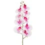 ARTIFICIAL WHITE-L.PURPLE ORCHID STEM 90CM