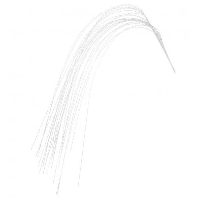 XMAS WHITE HANGING STEM 124CM