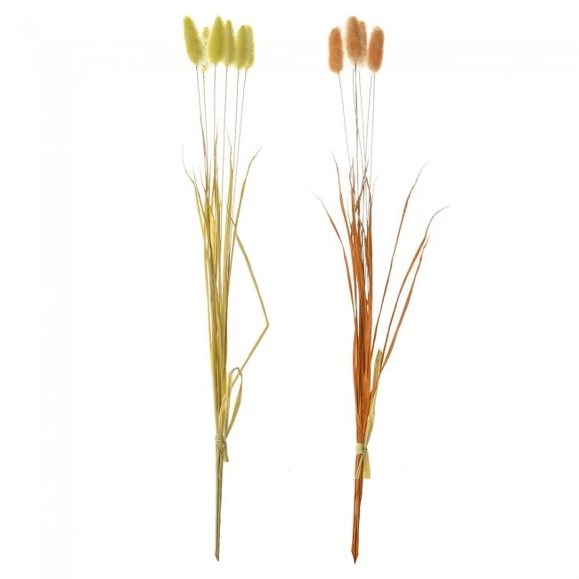 ARTIFICIAL LAGURUS BUNCH X6 ΙΝ 2 COLOURS