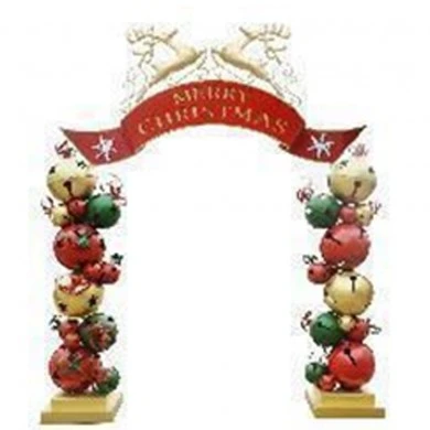 CHRISTMAS SQUARE ARCH WITH BELLS 263X55X309CM