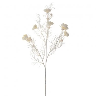 WHITE RANUNCULUS SPRAY 73CM