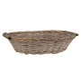 OVAL GREY BASKET 61X48X16 CM