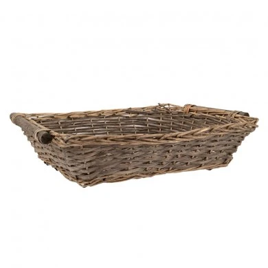GREY BASKET  57X44X15 CM