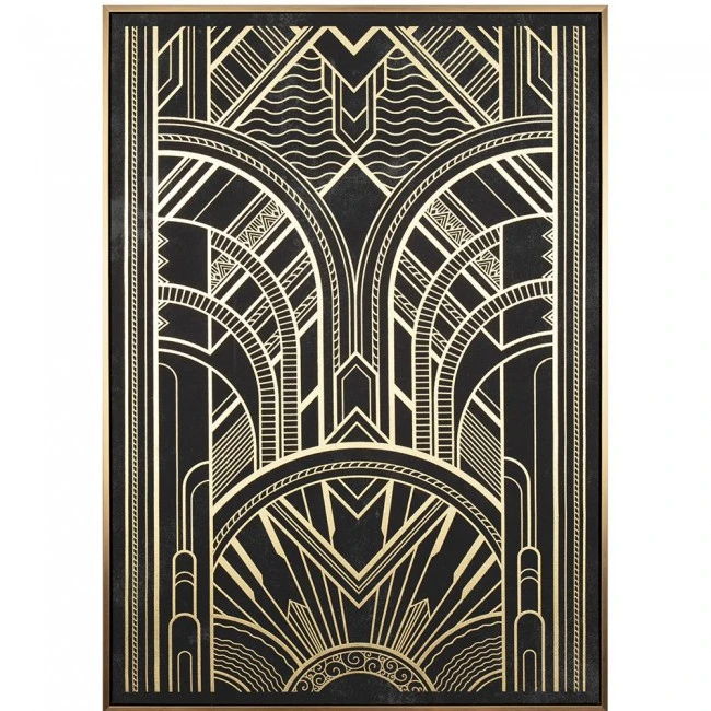 ΠΙΝΑΚΑΣ 70Χ100 ΕΚ ART DECO ΘΕΜΑ ΤΥΠΩΜΑ ΣΕ ΚΑΜΒΑ