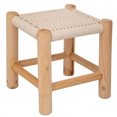 KNITTED STOOL 29X29X29CM