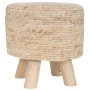 NATURAL SEAGRASS STOLL 29X26CM