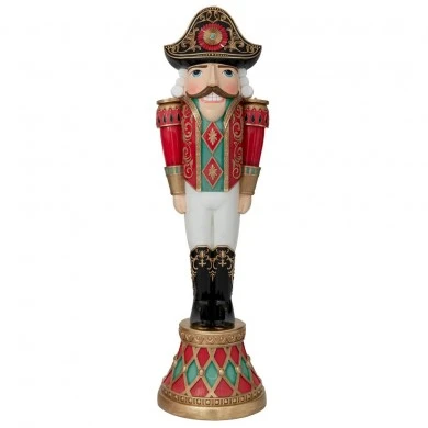 MULTI RESIN NUTCRACKER 17.5Χ17Χ62.5CM
