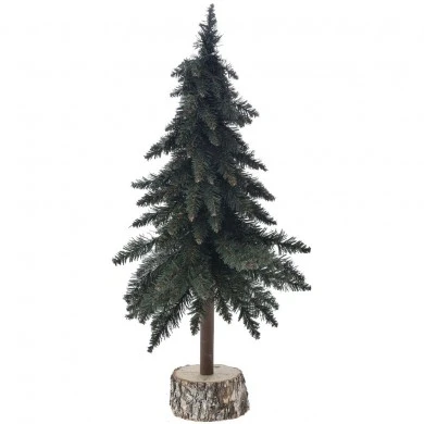 NATURAL TRUNK PINE CHRISTMAS TREE 80CM