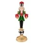 GREEN RESIN SOLDIER CANDLE HOLDER 17X17X52.5CM