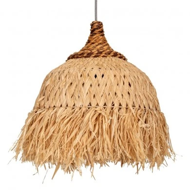 RATTAN CEILING LIGHT 35X35X40CM