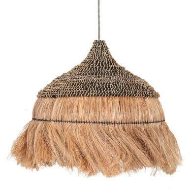 RATTAN CEILING LIGHT 50X50X50CM