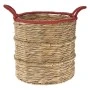 WILLOW BASKET WΙΤΗ RED HANDLES D32x34CM