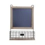 WOOD AND METAL WALL SHELF 40X12X60CM
