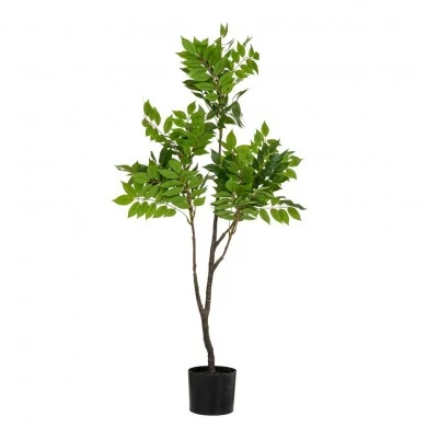 ARTIFICIAL TOONA REAL TOUCH PLANT 120CM IN PLASTIC POT D15X12.5CM