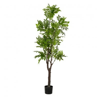ARTIFICIAL TOONA REAL TOUCH PLANT 180CM IN PLASTIC POT D17Χ14.5CM