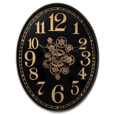 WALL CLOCK D53X69CM WITH GEARS