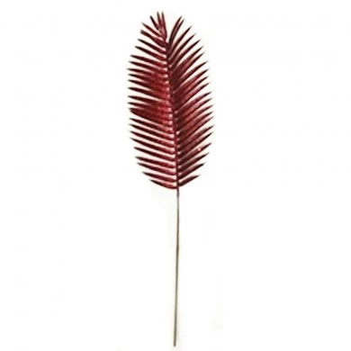 PINK GLITTER PALM LEAF STEM 70CM