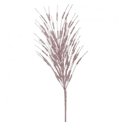 PINK GLITTER PINE STEM 60CM