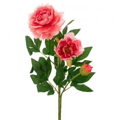 ARTIFICIAL PINK PEONIA FLOWER 82CM