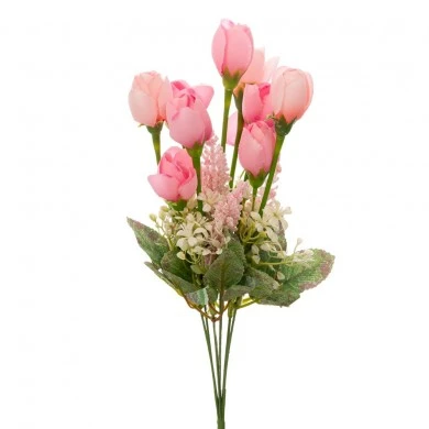 ARTIFICIAL PINK TULIPS BOUQUET 40CM