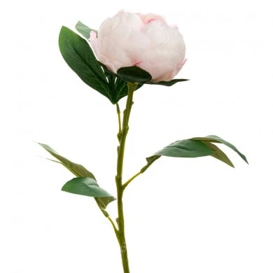 ARTIFICIAL L.PINK PEONIA STEM 66CM