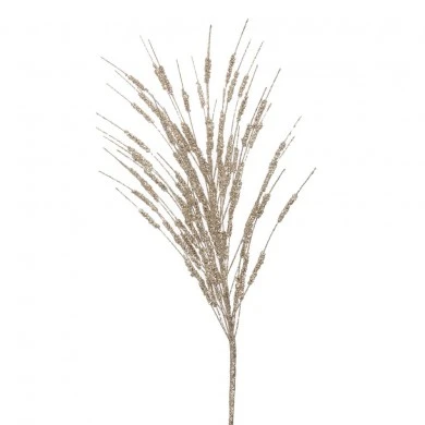 CHAMPAGNE GLITTER PINE STEM 60CM