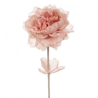 ARTIFICIAL OLD PINK PEONIA STEM