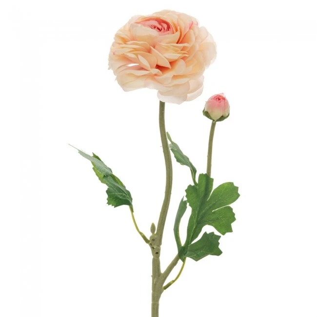 ARTIFICIAL PINK ROSE STEM 60CM