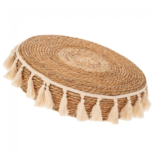 NATURAL ROPE FLOOR PILLOW D40X10CM