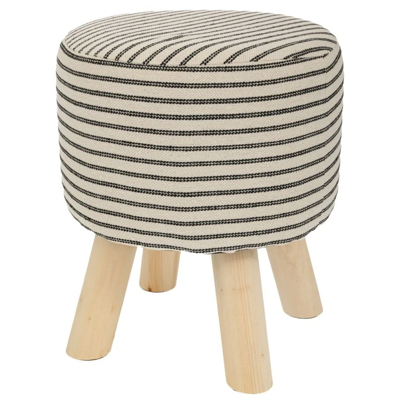 FABRIC TOP STOOL 28X48CM