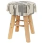 FABRIC TOP STOOL 34X48CM