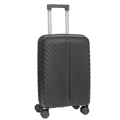 DARK BLUE SUITCASE WITH WHEELS 50CM