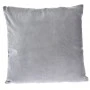 COTTON VELVET  FILLED CUSHION 45X45CM GREY COLOUR