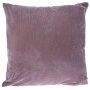 COTTON VELVET FILLED CUSHION 45X45CM OLD ROSE COLOUR
