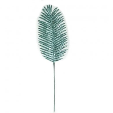 ΜΙΝΤ GLITTER PALM LEAF STEM 70CM