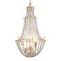 VINTAGE CHANDELIER WITH CRYSTALS 4 LIGHTS D40Χ66CM