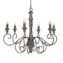 VINTAGE CHANDELIER WITH 6 LIGHTS D85Χ68CM