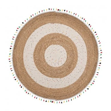 NATURAL ROPE ROUND CARPET D100CM