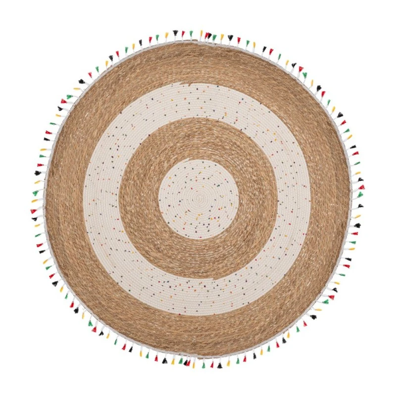 NATURAL ROPE ROUND CARPET D100CM