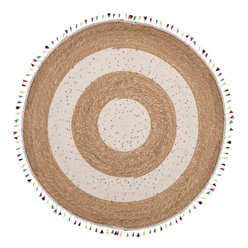 NATURAL ROPE ROUND CARPET D120CM