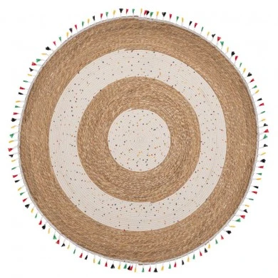NATURAL ROPE ROUND CARPET D150CM